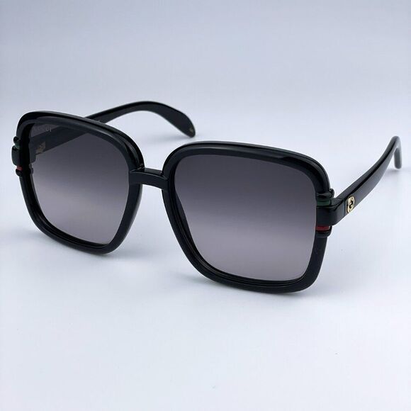 SALE! NEW GUCCI GG1066S 001 Black Grey Gradient Butterfly Women Sunglasses main image 6